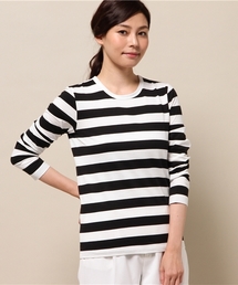 ELFORBR | 天竺ボーダーロングスリーブＴシャツ(Tシャツ/カットソー)