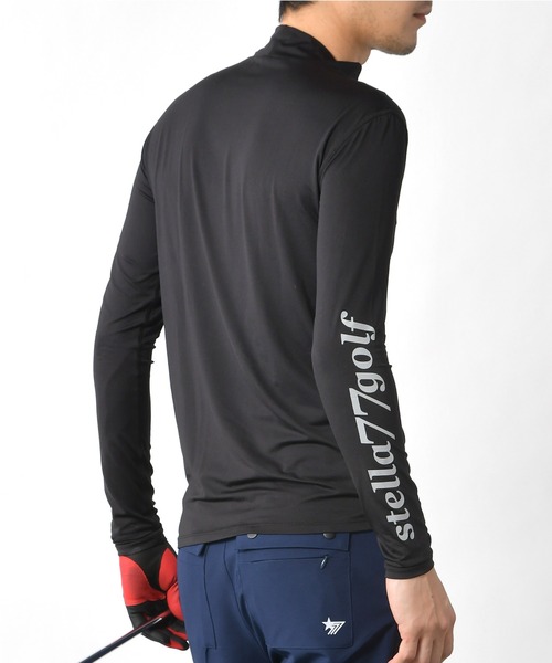 stella77golf(ステラセブンティーンセブンゴルフ)の「接触冷感ハイネックゴルフ長袖カットソー(Tシャツ/カットソー・メンズ・ブラック/ホワイト・SMALL/MEDIUM/LARGE/X-LARGE/XX-LARGE)」の13枚目の写真
