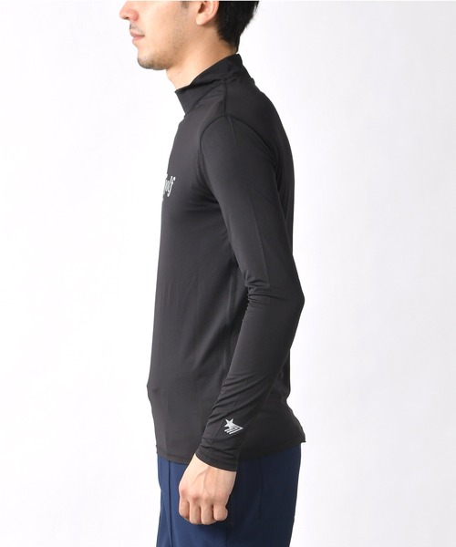 stella77golf(ステラセブンティーンセブンゴルフ)の「接触冷感ハイネックゴルフ長袖カットソー(Tシャツ/カットソー・メンズ・ブラック/ホワイト・SMALL/MEDIUM/LARGE/X-LARGE/XX-LARGE)」の3枚目の写真