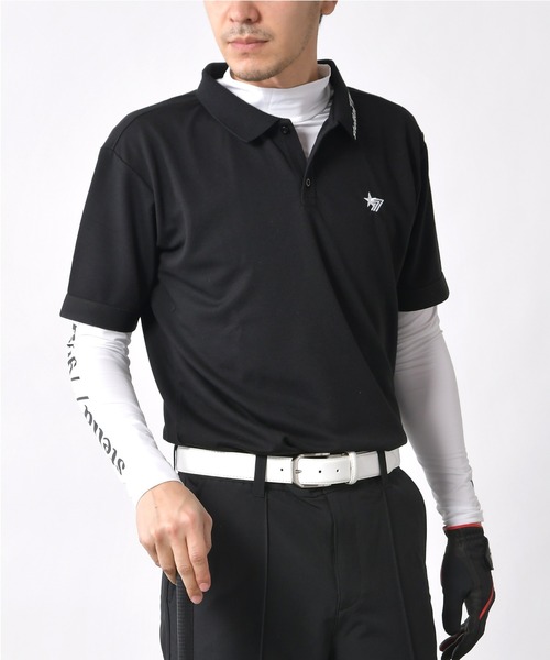 stella77golf(ステラセブンティーンセブンゴルフ)の「接触冷感ハイネックゴルフ長袖カットソー(Tシャツ/カットソー・メンズ・ブラック/ホワイト・SMALL/MEDIUM/LARGE/X-LARGE/XX-LARGE)」の5枚目の写真