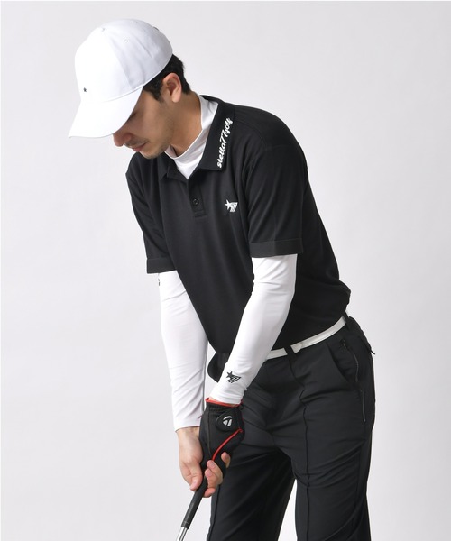 stella77golf(ステラセブンティーンセブンゴルフ)の「接触冷感ハイネックゴルフ長袖カットソー(Tシャツ/カットソー・メンズ・ブラック/ホワイト・SMALL/MEDIUM/LARGE/X-LARGE/XX-LARGE)」の7枚目の写真