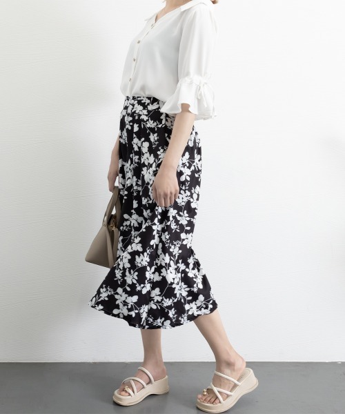 Miniministore(ミニミニストア)の「ブラウス レディース ベルスリーブシャツ(シャツ/ブラウス・レディース・ホワイト・L/M)」の14枚目の写真