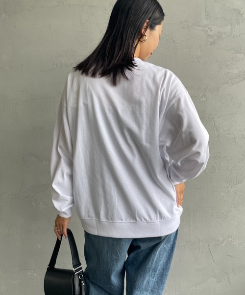 DANTON/ダントン] スウェットライク ワンポイントロゴロンT（T