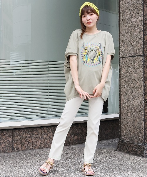 チチカカ（チチカカ）の「ドット刺繍ヘアバンド（ヘアバンド・レディース・イエロー/ブルー/ライトベージュ・FREE）」の6枚目の写真