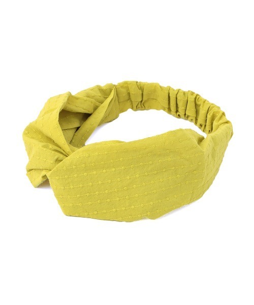 チチカカ（チチカカ）の「ドット刺繍ヘアバンド（ヘアバンド・レディース・イエロー/ブルー/ライトベージュ・FREE）」の9枚目の写真