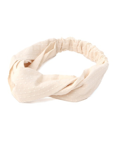 チチカカ（チチカカ）の「ドット刺繍ヘアバンド（ヘアバンド・レディース・イエロー/ブルー/ライトベージュ・FREE）」の8枚目の写真