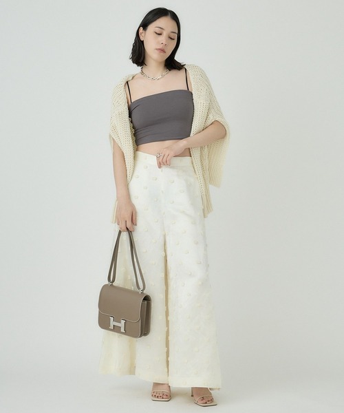 Chaos（カオス）の「Chaos(カオス)/◇藤子さんコラボ◇【先行予約】ベアチューブ（チューブトップ・レディース・チャコール/グレイッシュベージュ・36/38）」の12枚目の写真