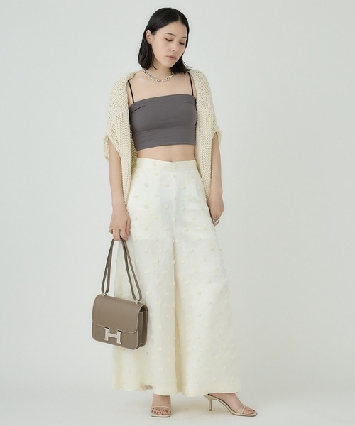 Chaos（カオス）の「Chaos(カオス)/◇藤子さんコラボ◇【先行予約】ベアチューブ（チューブトップ・レディース・チャコール/グレイッシュベージュ・36/38）」の13枚目の写真