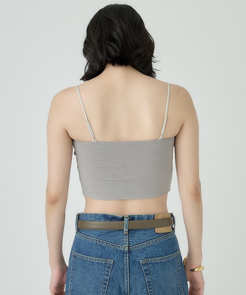 Chaos（カオス）の「Chaos(カオス)/◇藤子さんコラボ◇【先行予約】ベアチューブ（チューブトップ・レディース・チャコール/グレイッシュベージュ・36/38）」の7枚目の写真