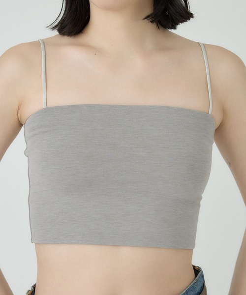 Chaos（カオス）の「Chaos(カオス)/◇藤子さんコラボ◇【先行予約】ベアチューブ（チューブトップ・レディース・チャコール/グレイッシュベージュ・36/38）」の9枚目の写真