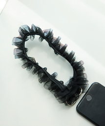ROPE' PICNIC（ロペピクニック）の「チュールフリルスマホストラップ（スマホグッズ）」