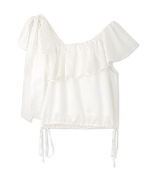 【セール】ワンショルリボンブラウス（シャツ/ブラウス）｜SNIDEL（スナイデル）