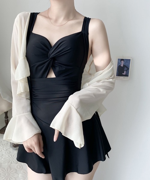 【PLAGE】Minimal dress swim set☆韓国☆タンキニ 水着 PLAGE】Minimal dress swim set☆韓国☆タンキニ 水着