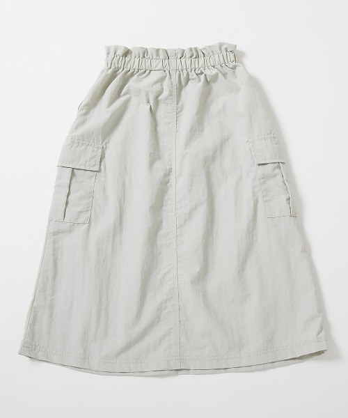 devirock（デビロック）の「ナイロン ロング丈 カーゴスカート（スカート・キッズ・カーキ/ブラック/ライトグレー・150cm/140cm/130cm/120cm/110cm/100cm/160cm）」の11枚目の写真