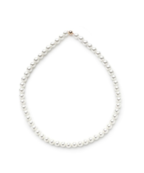 colleca la（コレカラ）の「ベーシックパールネックレス［マグネットタイプ］（ネックレス・レディース・ホワイト・FREE）」の6枚目の写真
