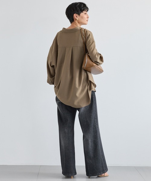 BARNYARDSTORM（バンヤードストーム）の「BARNYARDSTORM / ウエストシャーリングデニム（デニムパンツ・レディース・ブラック・L/S/M）」の7枚目の写真