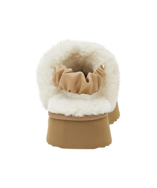 ORiental TRaffic(オリエンタルトラフィック)の「ORientalTRafficフェイクムートンシューズ(サンダル・レディース・ブラック/キャメル・S/L/M)」の9枚目の写真