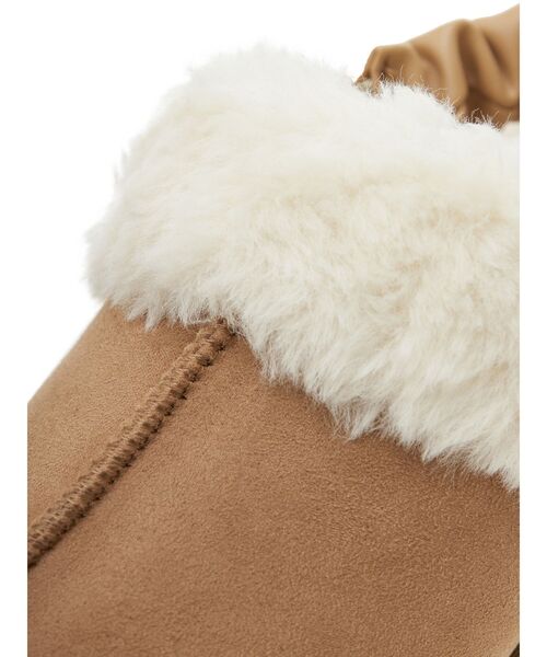 ORiental TRaffic(オリエンタルトラフィック)の「ORientalTRafficフェイクムートンシューズ(サンダル・レディース・ブラック/キャメル・S/L/M)」の11枚目の写真