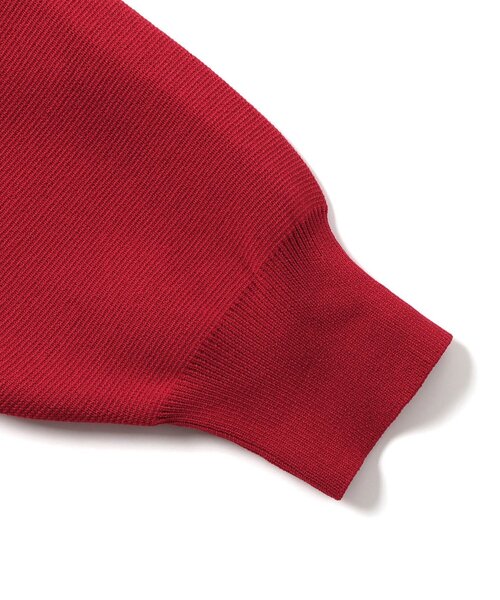 apres les cours（アプレレクール）の「ハートボタンショートカーディガン（カーディガン/ボレロ・キッズ・レッド/アイボリー・80/90/100/110/120/130/140）」の10枚目の写真