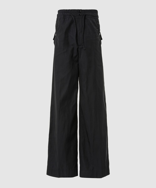 Dries Van Noten◆ビスコース ポーシャ パンツ Dries Van Notenのトープ ビスコース ドローストリング カーゴ