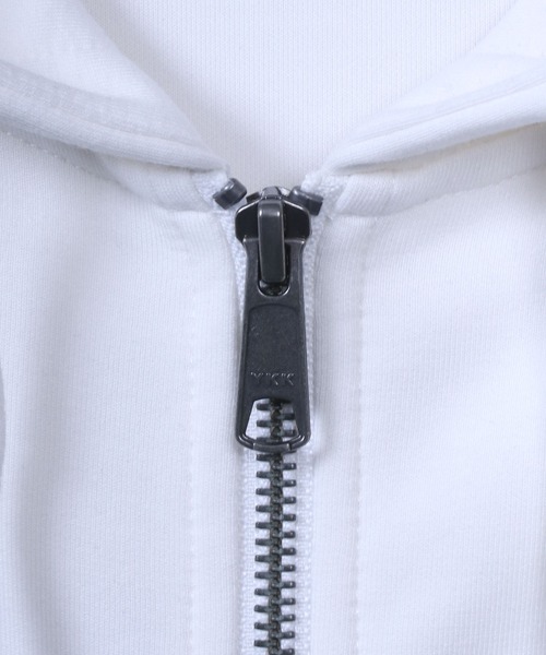 ANPAS（アンパス）の「Soft Cardboard Knit Oversized Full Zip Hoodie/別注 ソフトダンボールニット オーバーサイズ フルジップ パーカー メンズ レディース（パーカー・メンズ・チャコール/ネイビー/ホワイト/ブラック/グレイッシュベージュ・M/L/LL）」の13枚目の写真