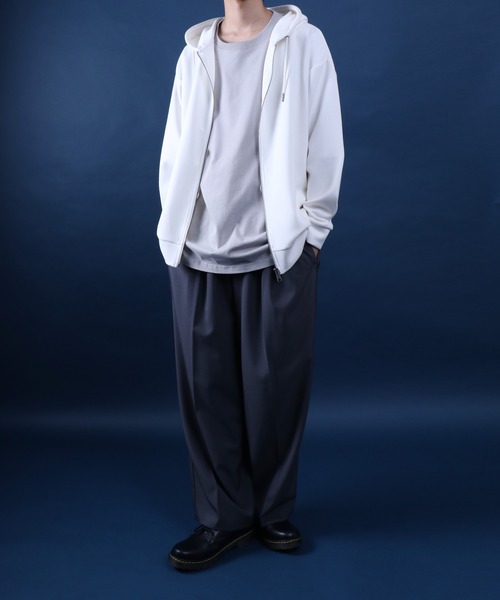 【RL】☆限定品☆Hi Tech Knit Cotton Hoodie パーカー国内発送 C．E(シーイー) DBL KNIT ZIP HOODYジップパーカーCES26CS21