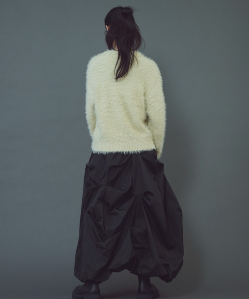 paravion（パラビオン）の「シャギーニットカーディガン（カーディガン/ボレロ・レディース・アイボリー/グレー・FREE）」の18枚目の写真