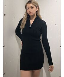 GYDA GYGYジャカードタイトニットワンピース セール】GYGYジャカードタイトニットワンピース（ワンピース
