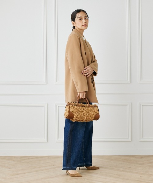 INED(イネド)の「リバージャコット《Bellandi》(チェスターコート・レディース・ダークブラウン/キャメル/ネイビー・9号/7号)」の22枚目の写真