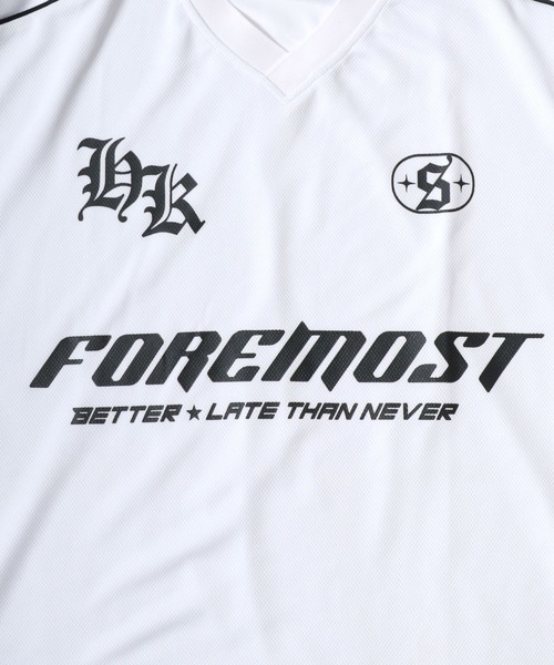 セール】Soccer Game Shirt LS Tee/オーバーサイズ メッシュ