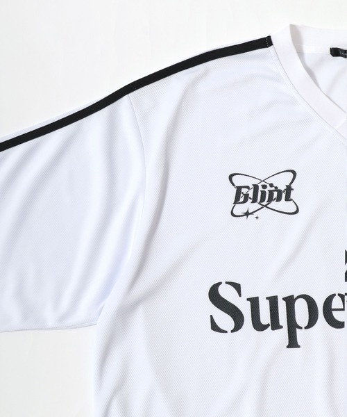 セール】Soccer Game Shirt LS Tee/オーバーサイズ メッシュ