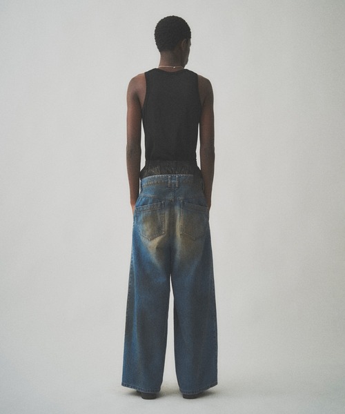 Juha（ユハ）の「SHEER TANKTOP（タンクトップ・メンズ・ピンクベージュ/オリーブ/ブラック・4/3）」の14枚目の写真