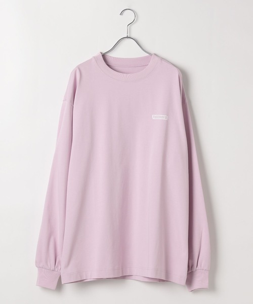 HEREIAM(ヘレイアム)の「【HEREIAM MEN】接触冷感&吸水速乾/スリーブプリントロングスリープ(Tシャツ/カットソー・メンズ・ホワイト/ブラック/ライトピンク・LARGE/MEDIUM)」の1枚目の写真