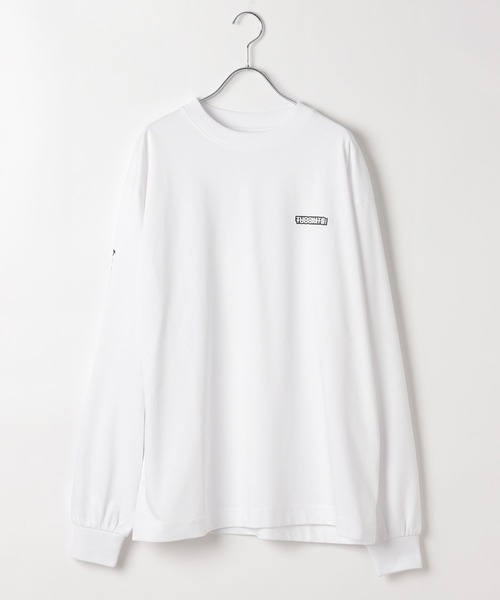 HEREIAM(ヘレイアム)の「【HEREIAM MEN】接触冷感&吸水速乾/スリーブプリントロングスリープ(Tシャツ/カットソー・メンズ・ホワイト/ブラック/ライトピンク・LARGE/MEDIUM)」の2枚目の写真