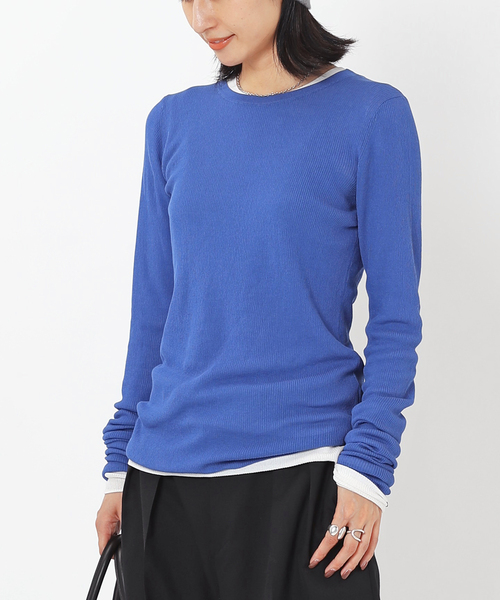 2024AW エーピーストゥディオ　ニットロングスリーブTシャツ AP STUDIO - AP STUDIO / エーピーストゥディオ | 2024AW