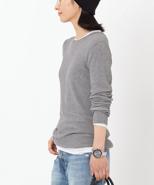 2024AW エーピーストゥディオ　ニットロングスリーブTシャツ AP STUDIO - AP STUDIO / エーピーストゥディオ | 2024AW