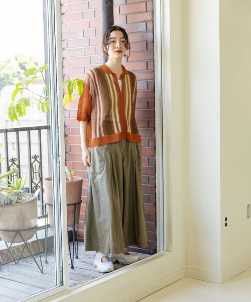 niko and...（ニコアンド）の「ポケットワイドパンツ（その他パンツ・レディース・カーキ/ライトグレー/ブルー・FREE）」の7枚目の写真