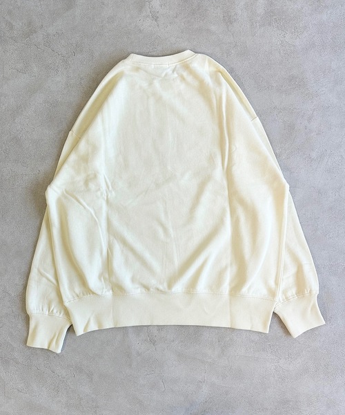 MARKEY'S（マーキーズ）の「【YUKI HORIMOTO】別注トレーナー/おとな（スウェット・レディース・レッド/キナリ/オフホワイト・160cm/180cm）」の6枚目の写真