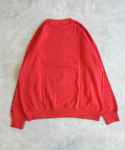 MARKEY'S（マーキーズ）の「【YUKI HORIMOTO】別注トレーナー/おとな（スウェット・レディース・レッド/キナリ/オフホワイト・160cm/180cm）」の8枚目の写真