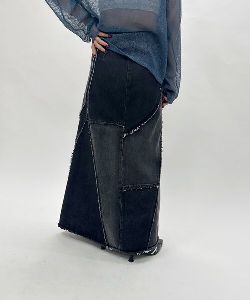 WHO'S WHO gallery(フーズフーギャラリー)の「スウィッチングスカート(スカート・レディース・ブラック/ブルー/ブラウン・FREE)」の6枚目の写真