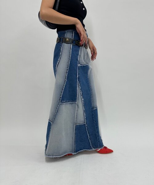 WHO'S WHO gallery(フーズフーギャラリー)の「スウィッチングスカート(スカート・レディース・ブラック/ブルー/ブラウン・FREE)」の20枚目の写真