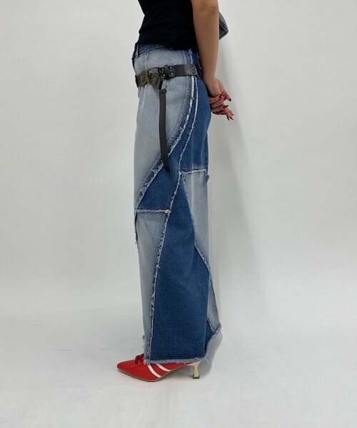 WHO'S WHO gallery(フーズフーギャラリー)の「スウィッチングスカート(スカート・レディース・ブラック/ブルー/ブラウン・FREE)」の21枚目の写真