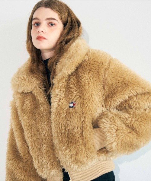 tommy jeans（トミー ジーンズ）の「【オンライン限定】フェイクファー 
