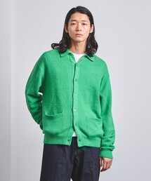 ソフトスラブ  ニット ポロカーディガン -ウォッシャブル-