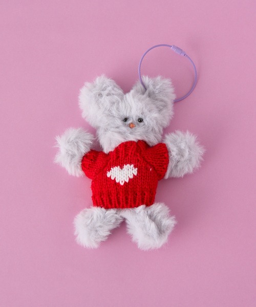 BIRTHDAY BAR（バースデイバー）の「モールぬいぐるみキット（キーホルダー・レディース・ブラウン/ベージュ/ホワイト/ブラック/アイボリー/ミント/グレー/ベージュ系その他/ピンク・0）」の4枚目の写真