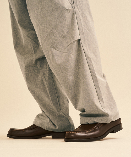 417 EDIFICE（フォーワンセブンエディフィス）の「ペイズリー ワイド イージーパンツ（カーゴパンツ・メンズ・ベージュ/チャコールグレー・MEDIUM/LARGE）」の16枚目の写真