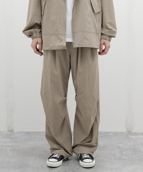 417 EDIFICE（フォーワンセブンエディフィス）の「ペイズリー ワイド イージーパンツ（カーゴパンツ・メンズ・ベージュ/チャコールグレー・MEDIUM/LARGE）」の20枚目の写真