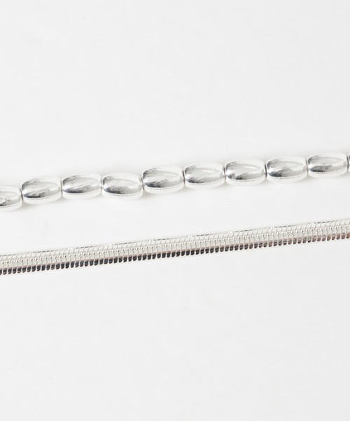 SMELLY(スメリー)の「シンプルチェーン2セットネックレス(ネックレス・レディース・シルバー・-)」の6枚目の写真