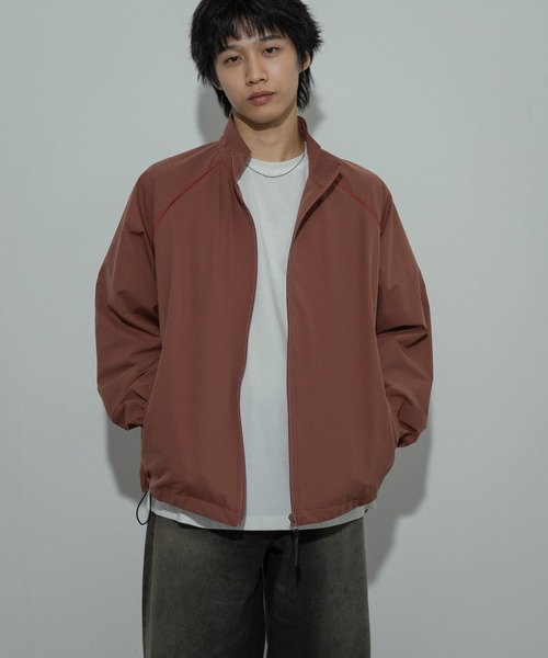 セール】『セットアップ対応』パイピングスタンドブルゾン（ブルゾン