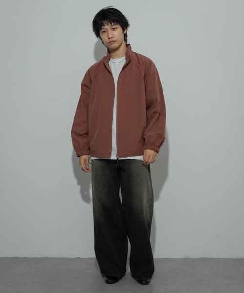 SENSE OF PLACE by URBAN RESEARCH(センスオブプレイスバイアーバンリサーチ)の「『セットアップ対応』パイピングスタンドブルゾン(ブルゾン・メンズ・バーガンディー/ベージュ/ブラック・LARGE/MEDIUM)」の8枚目の写真